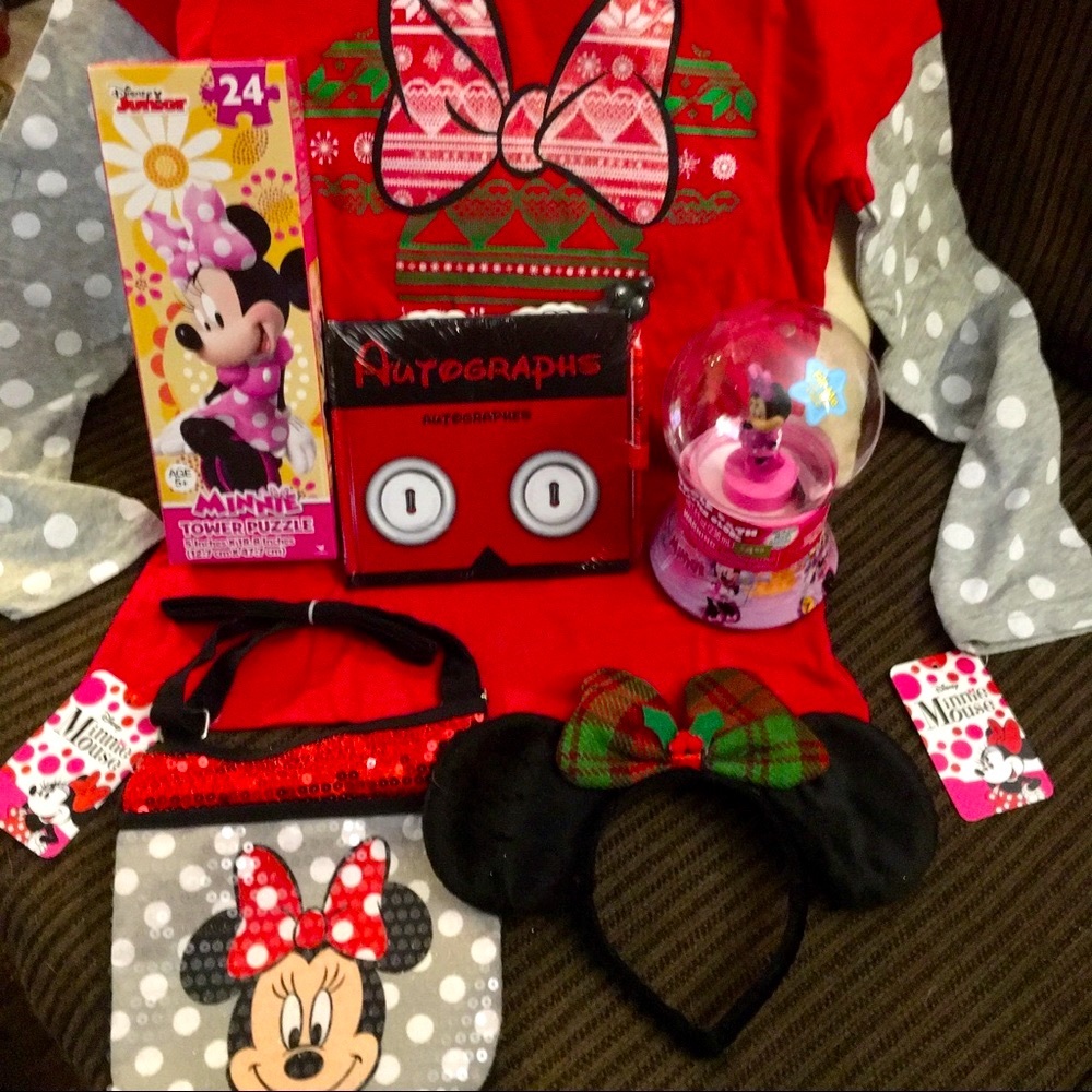 Disney Minnie Mouse Christmas Gift Basket